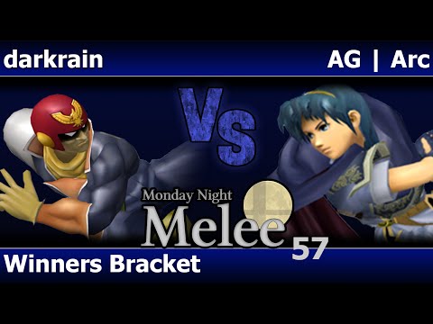 MNM 57 Melee - darkrain (C Falcon) vs AG | Arc (Marth) - Winners Bracket
