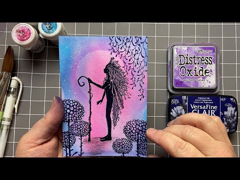 New Year for the Oracle by Karen Telfer - A Lavinia Stamps Tutorial