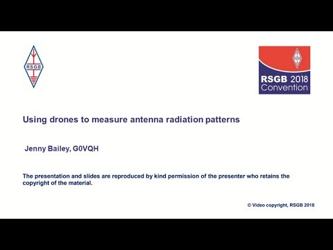 RSGB Convention 2018 lecture - Using drones to measure antennas patterns