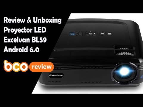 Unboxing&Review Proyector LED Excelvan BL59 Android