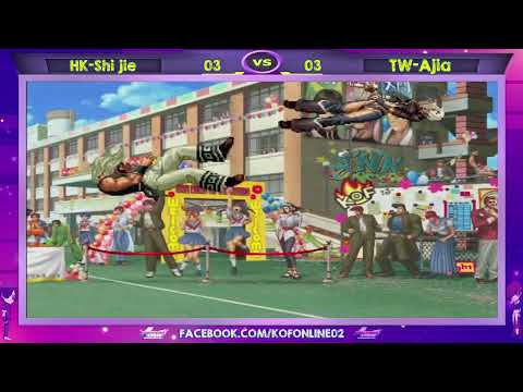 HK-Shi Jie Vs TW-Ajia FT10 KOF 2002 UM - Excelente nivel de jogo