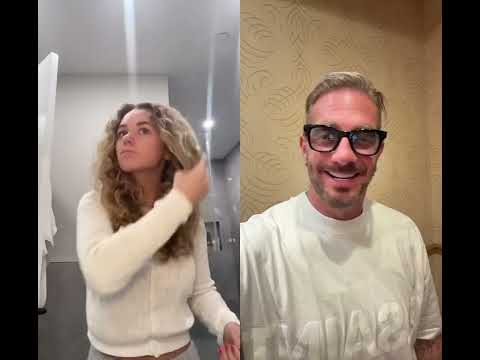 Watch as she cuts her own hair using my 4 section haircut