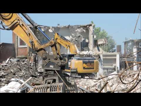 Bagger von Rhiem und Sohn Abriss in Bendorf
