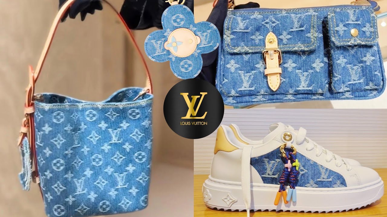 NEW at LV 🐿️ LV ALL IN DENIM 🐿️ LV POCHETTE ACCESORIES CARGO 🐿️ LV TIME OUT SNEAKER 🐿️ LV SIDE TRUNK