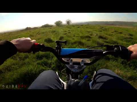 STOMP 90cc PITBIKE  FPV DRONE CHASE