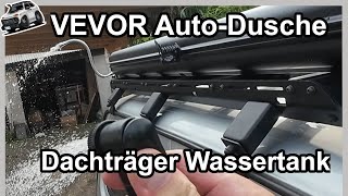 VEVOR Dachträger Wassertank Campingdusche Dachdusche Offroad Dusche 