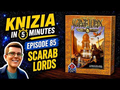 Knizia in Five Minutes. Episode 85 Scarab Lords