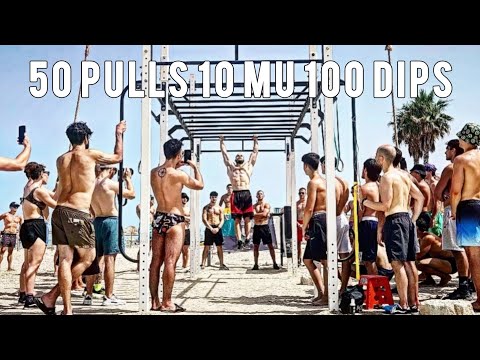 50 PULLUPS 10 MUSCLEUPS 100 DIPS UNBROKEN - Civitanova (Marche)