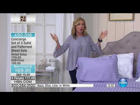 HSN | Concierge Collection Bedding 03.26.2017 - 06 AM