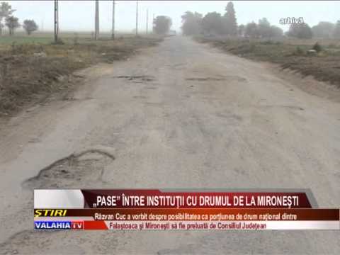 „PASE” ÎNTRE INSTITUŢII CU DRUMUL DE LA MIRONEŞTI