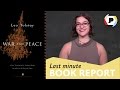 Author Alida Nugent presents WAR & PEACE | Last Minute Book Report Video