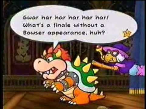 Paper Mario The Thousand Year Door -  Big Bowser Koopa Krush