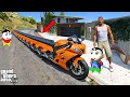 Franklin Shinchan Test The World S Longest Bike In GTA 5 GTA 5 Bangla Gameplay