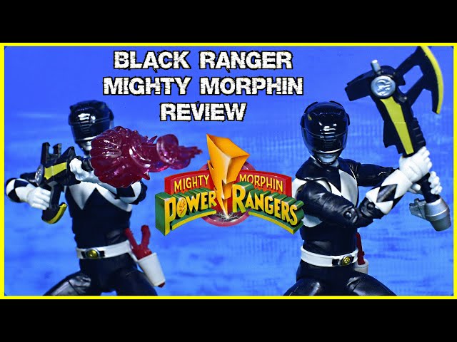 Vídeo relacionado con Power Rangers Lightning Collection Mighty Morphin Black Ranger - Figura de acción coleccionable de 6 pulgadas con accesorios
