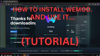 HOW TO INSTALL WEMOD AND USE IT... (TUTORIAL)