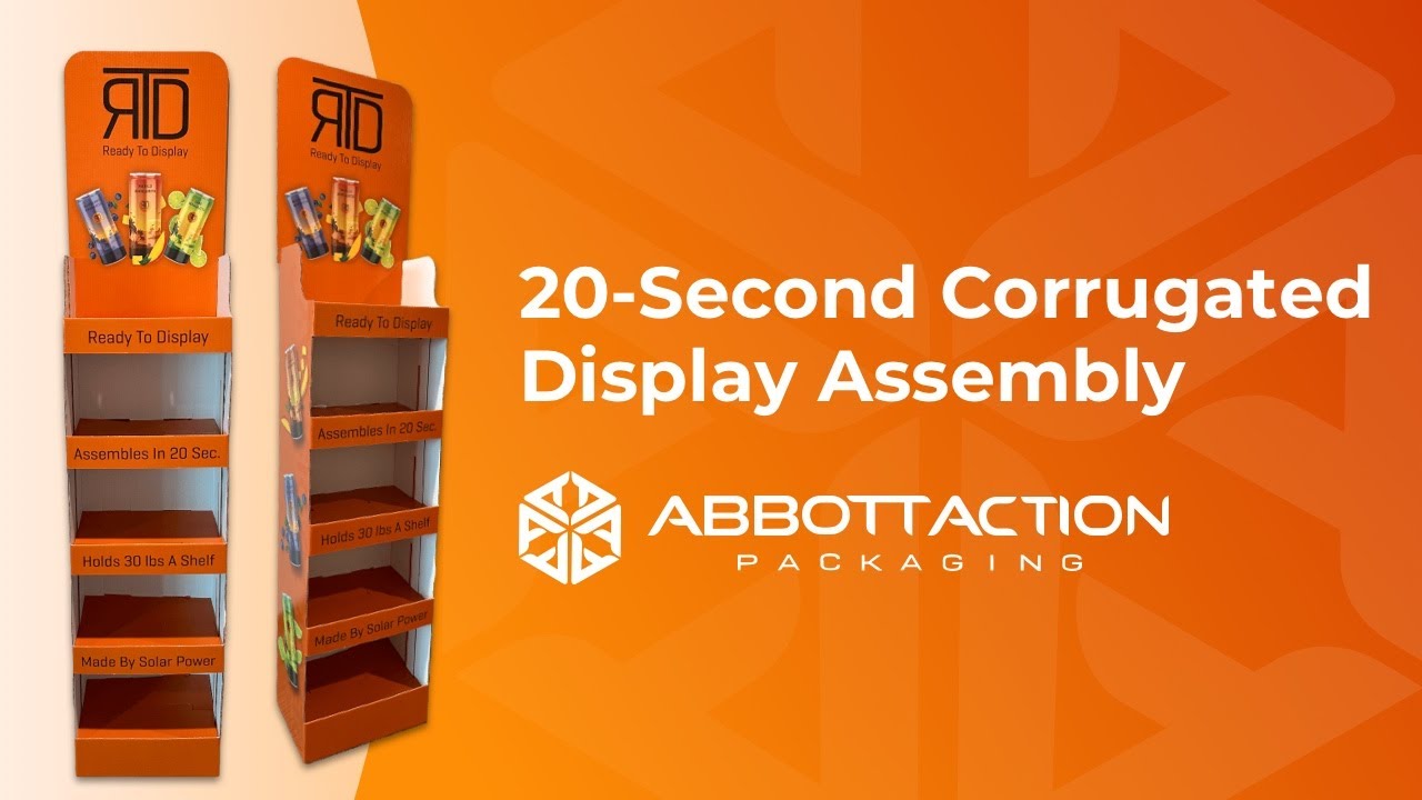 20-Second Corrugated Display Assembly