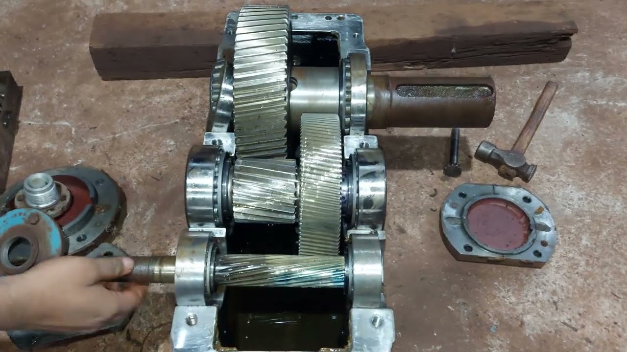 Two stage helical gearbox ⚙️