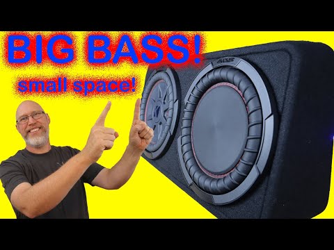 Bass in A Small Space: Kicker Comp RT Slim Passive Radiator Enclosure!