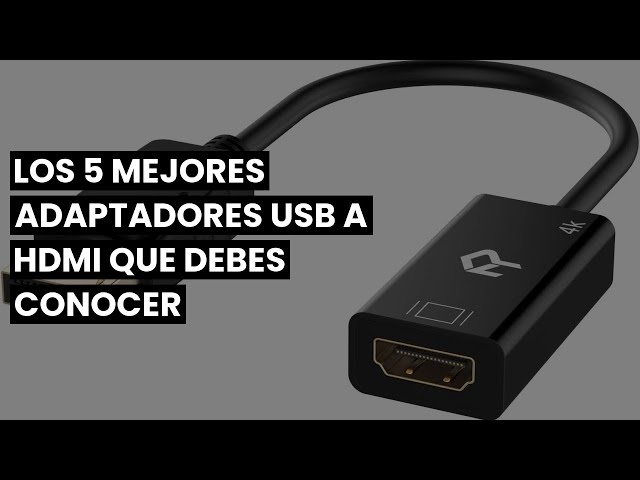 Vídeo relacionado con StarTech.com Adaptador USB 3.0 a HDMI - 1080p (1920x1200) - Adaptador Conversor Compacto de USB-A a HDMI para Monitor - Adaptador Gráfico Externo de Vídeo - Negro - para Windows Solamente (USB32HDES)