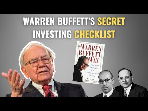 Warren Buffett's Secret Investing Checklist | The Warren Buffett Way Summary