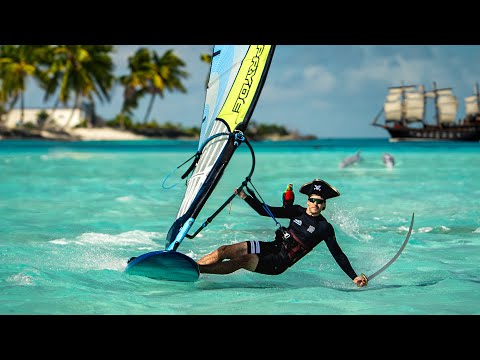 Windsurfing in a swimming pool 2.0 | Bonaire Guide