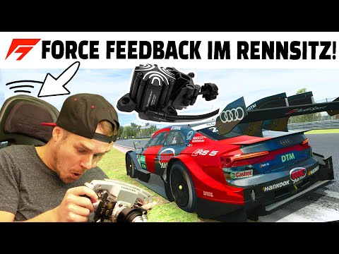 Force Feedback im Rennsitz ist WAHNSINN: Simracing mit Buttkicker!