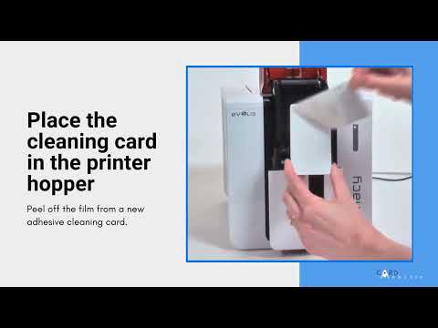 How to Clean Your Evolis Primacy 1 Card Printer with a Cleaning Card | Easy Maintenance Guide