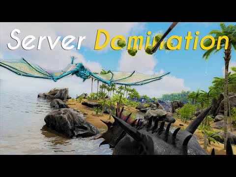 DUO ARK But We Dominate The Most Populated Server- ARK PvP