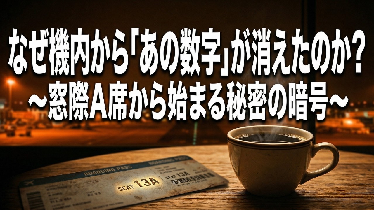 【タビノオト】座席番号のミステリー｜なぜANAは「あの数字」を隠すのか？