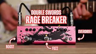Boost, Fuzz, And Overdrive In One Pedal - Donner Double Swords Rage Breaker