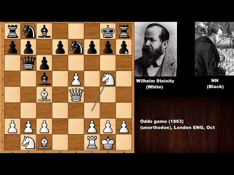 Wilhelm Steinitz Attacks The Uncastled King - London (1863)