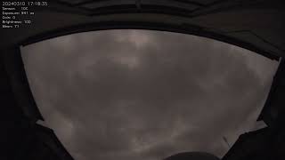 All sky camera capture from Mississauga, Ontario, 2024-03-10