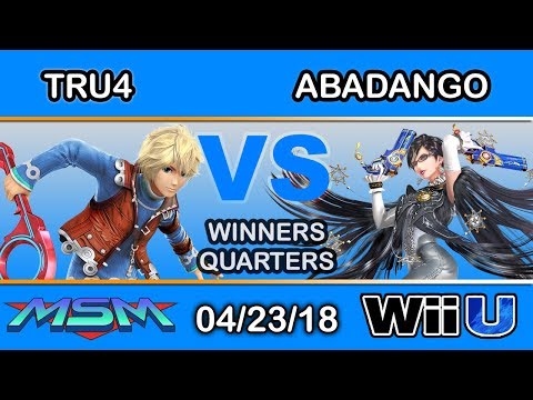MSM 143 - ✮sғƵ✮ | Tru4 (Shulk) Vs. Abadango (Bayonetta) Winners Quarters - Smash 4