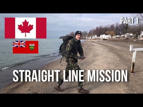 Crossing Ontario Canada in a Straight Line [Part 1]