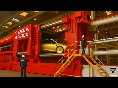 It Happened! Tesla 50,000T Giga Press Is Mass-Producing 4 Models in Texas! Elon Musk Explains!