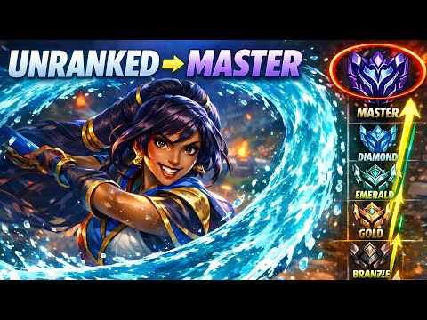 Unranked To Masters EUW VOD Gameplay Nilah Episode 1 (EX Challenger Nilah Gameplay)