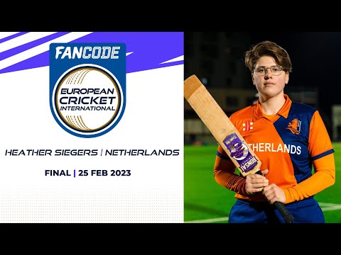 POTM: H.Siegers - ND-W vs ITA-W | Highlights | FanCode ECIW Gibraltar | Gibraltar 2023 | ECI23.021