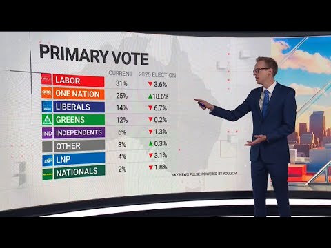 Sky News Pulse shows One Nation support surging