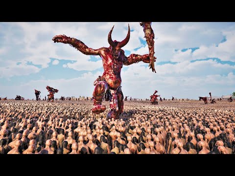 10,000 GIANTS vs 7 MILLION Zombies, Beasts & Demons - Ultimate Epic Battle Simulator 2