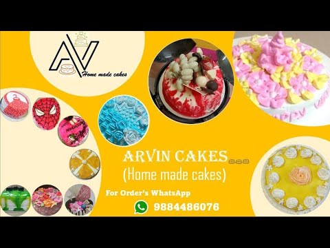 Arvin Cakes 🎂🎂🎂 Homemade Healthy Cakes ❤️❤️❤️ Customised cakes in Chennai 📞9884486076