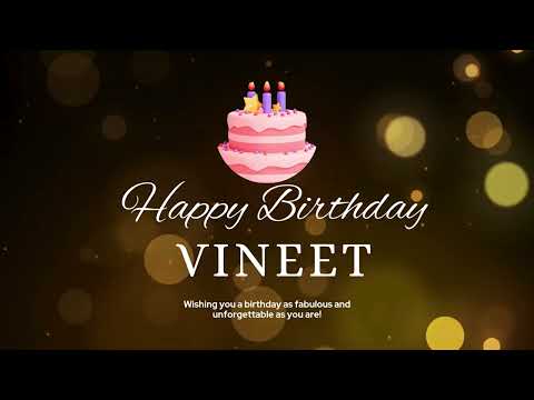 Vineet Happy Birthday Song |  Disco Mix | Friends Dance & Celebration