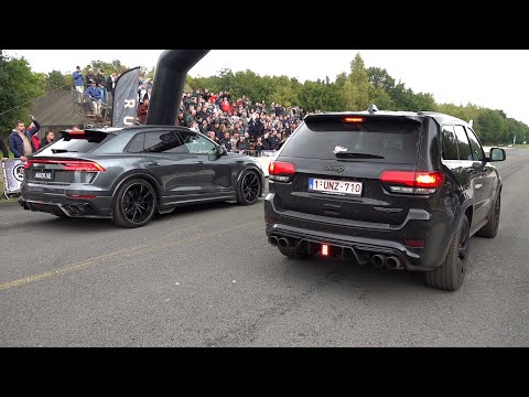 Modified Cars Drag Racing - Trackhawk vs ABT RSQ8-R vs 1052HP RS6 C8 vs 992 Turbo S vs BRABUS 800