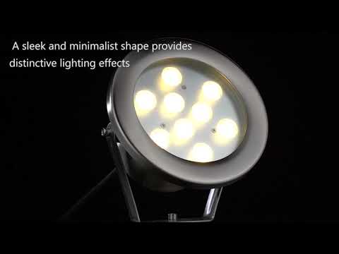 Low Voltage Submersible Single Color/RGB LED Underwater Spotlights for Fountains, Ponds