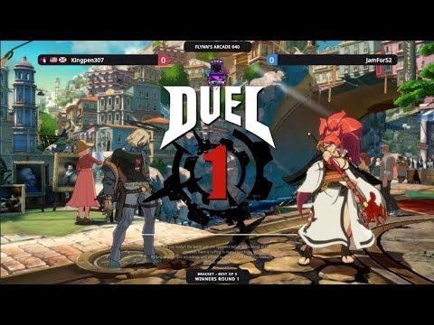 Flynn's Arcade 040 Winners Round 1 - Kingpen307 (Happy Chaos)Vs JamForS20 (Baiken)Guilty Gear Strive