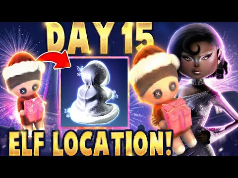 DAY 15 LANA ELF DOLL LOCATION IN DRESS TO IMPRESS! SECRET *ADVENT CALENDAR* REWARDS! DTI