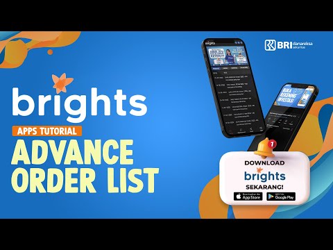 BRIGHTS : Advance Order List