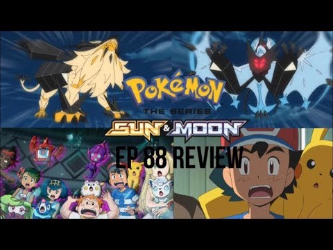 Pokémon Sun and Moon anime episode 88 review! Nebby returns! Dusk mane Necrozma!!!
