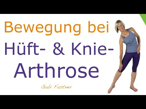 16 min. Bewegung bei Hüft- & Kniearthrose | sanft stabilisieren & kräftigen | o. Geräte, im Stehen