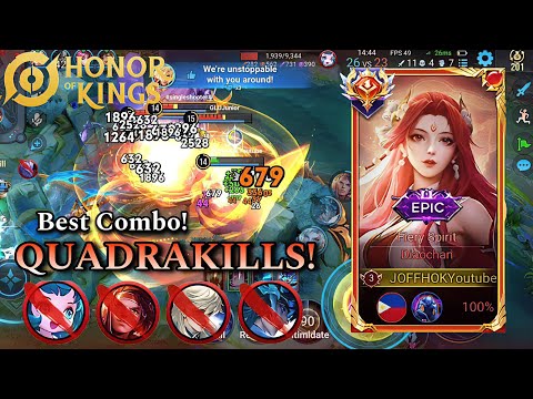 Honor of Kings - Diaochan Mid Lane Pro Player Legendary Gameplay | PentaKills Galore!