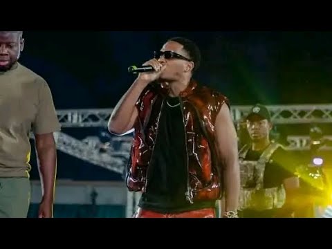 Niska x Gaz Mawete sur scène Au stade masamba de Brazzaville !